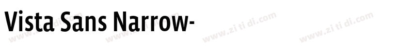 Vista Sans Narrow字体转换